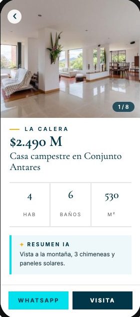 Aki y Ahora redesign on mobile
