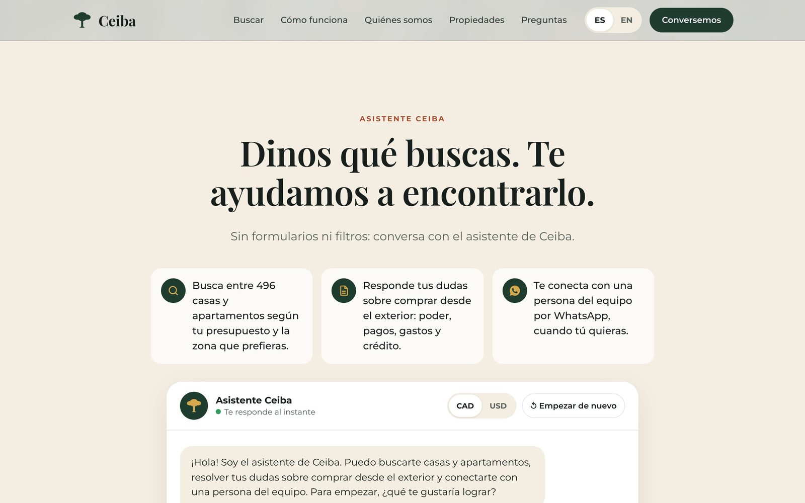 Ceiba AI assistant